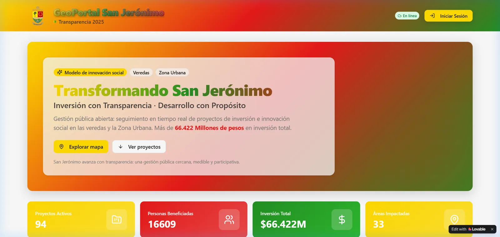 GeoPortal San Jerónimo